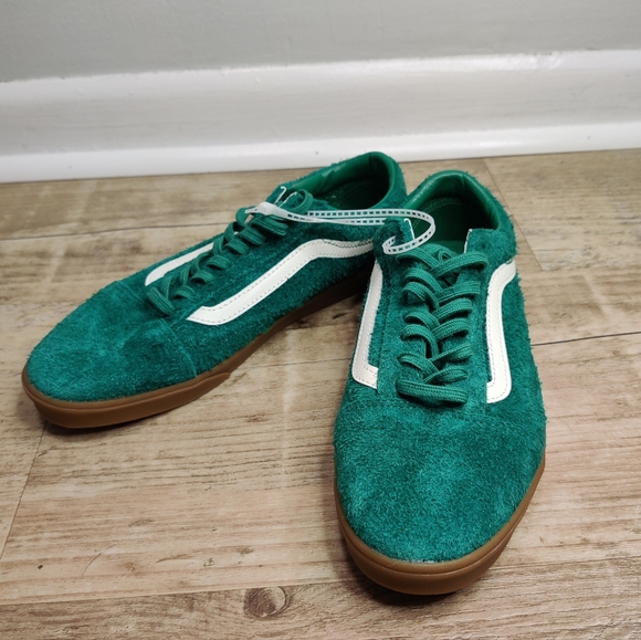 Vans Shoes - Vans Green Suede Sneakers